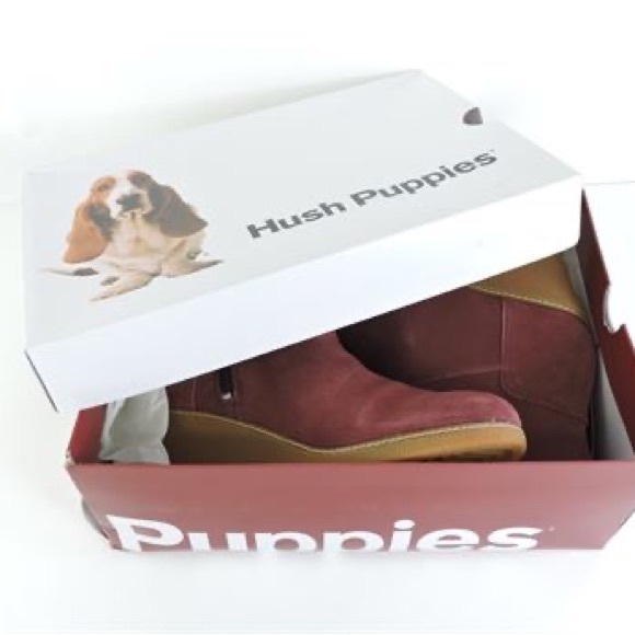 Hush Puppies Ani Hyde Waterproof Suede Ankle Boots, Size 9.5 - Picture 4 of 8